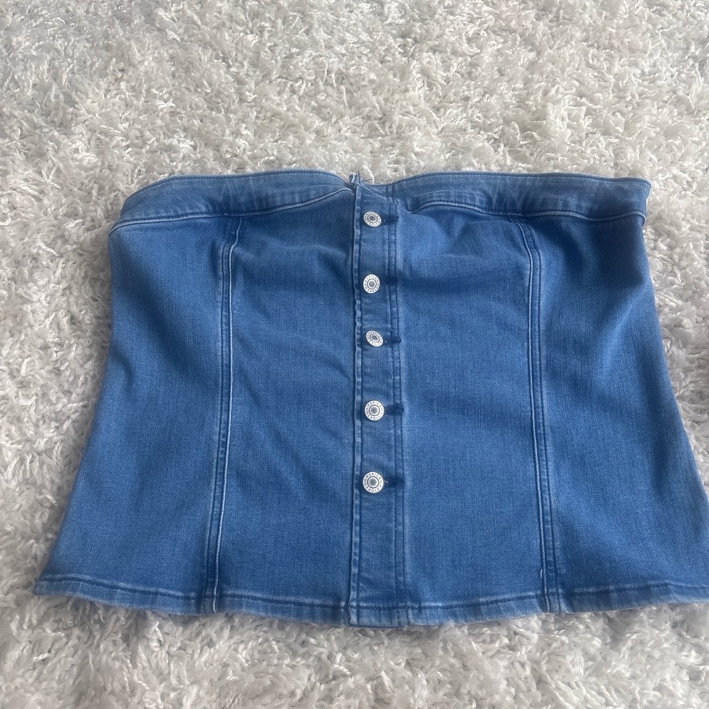 American Eagle Outfitters Light Blue Denim Skirt